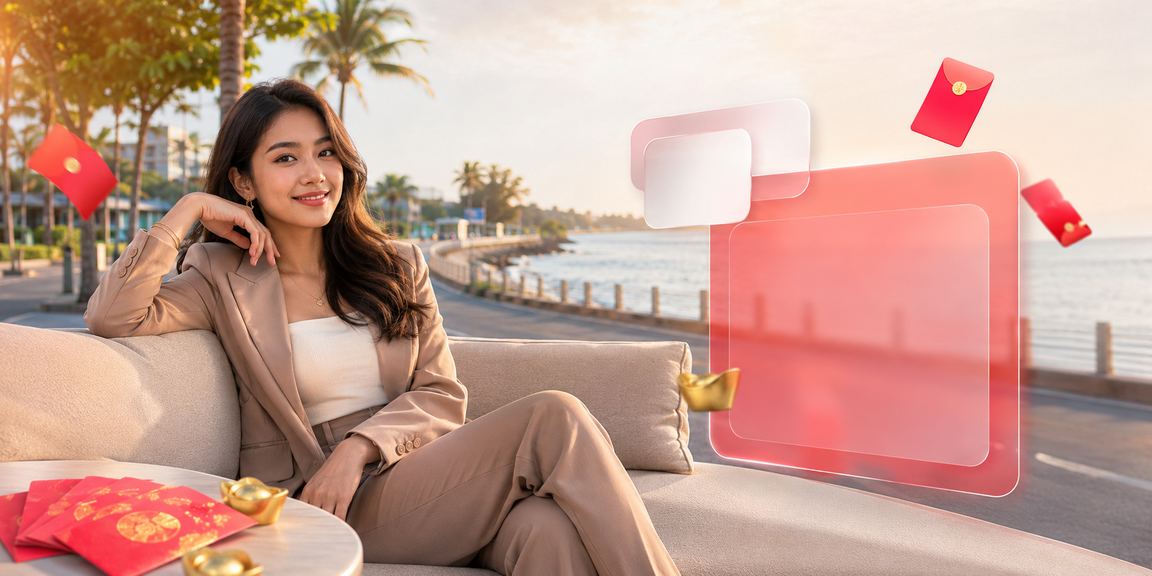 Pemain Kuantan menikmati bonus sampul merah melalui platform 8win mudah alih